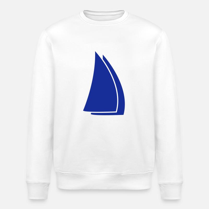 sails deluxe - Stanley/Stella ROLLER Unisex Organic Sweatshirt - white