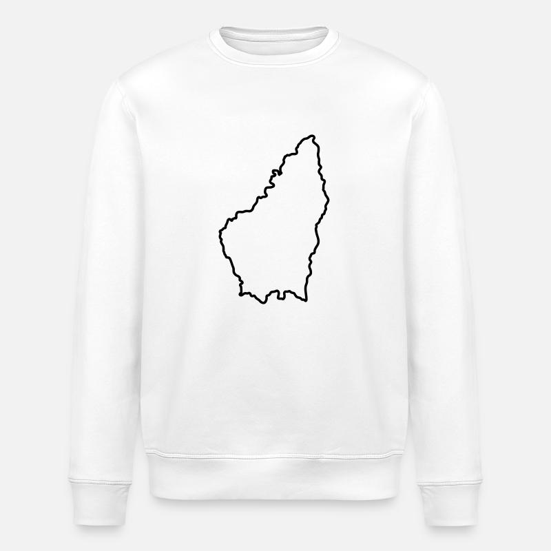 Ardèche couleur - Sweat bio ROLLER Stanley/Stella Unisexe - blanc