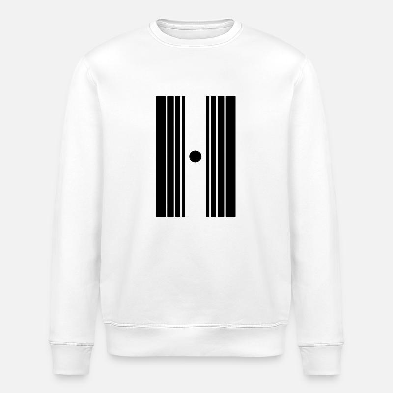 doppler effect - Stanley/Stella ROLLER Unisex Organic Sweatshirt - white
