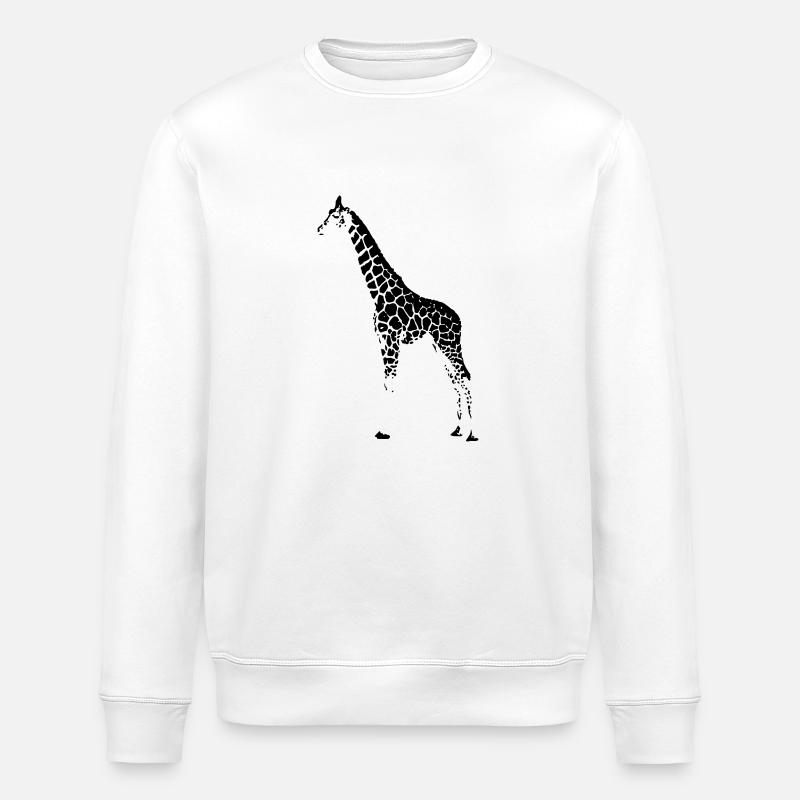 Giraffe - Stanley/Stella Unisex Bio-Sweatshirt ROLLER - Weiß
