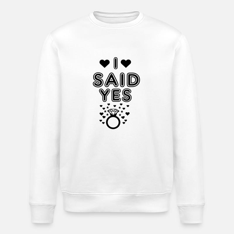 Engaged - Sweat bio ROLLER Stanley/Stella Unisexe - blanc