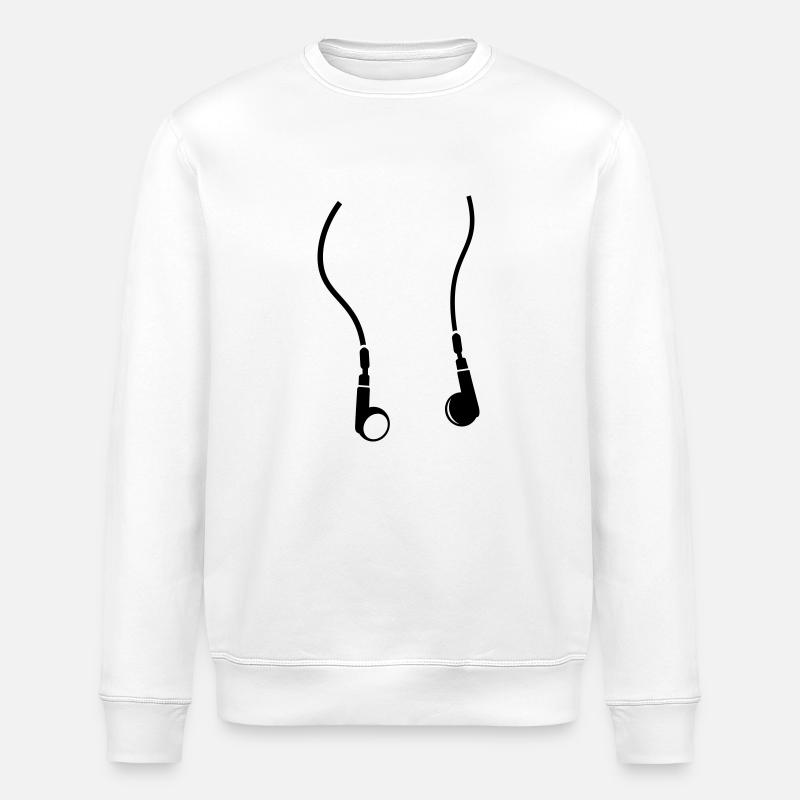 des écouteurs - Sweat bio ROLLER Stanley/Stella Unisexe - blanc