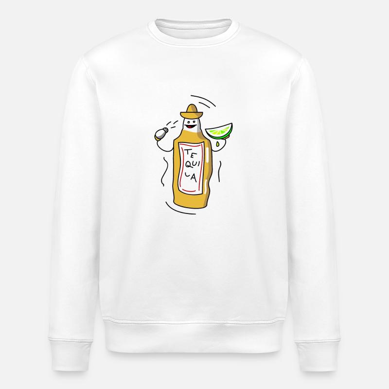 Tequila - Sweat bio ROLLER Stanley/Stella Unisexe - blanc
