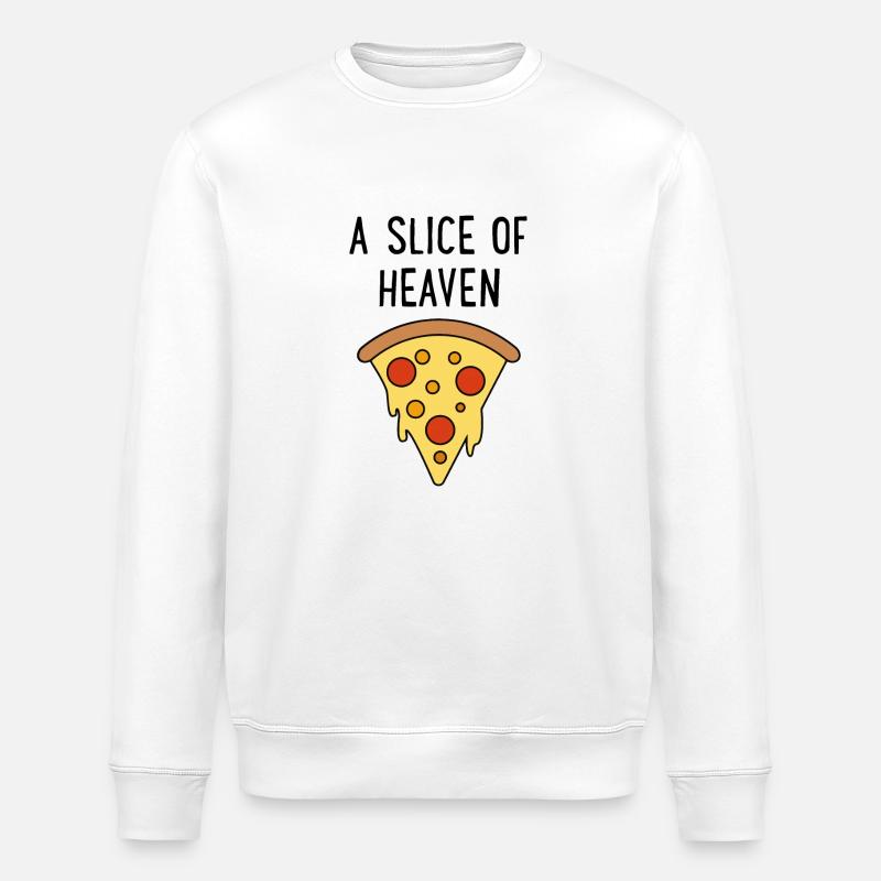 Pizza - Sweat bio ROLLER Stanley/Stella Unisexe - blanc