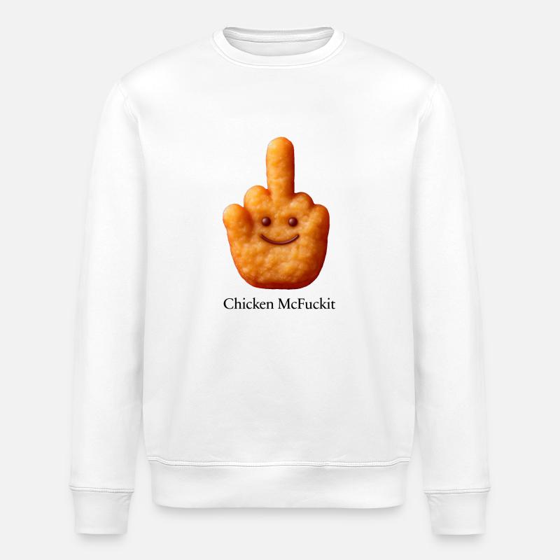 Chicken McFuckit - Stanley/Stella Unisex Bio-Sweatshirt ROLLER - Weiß