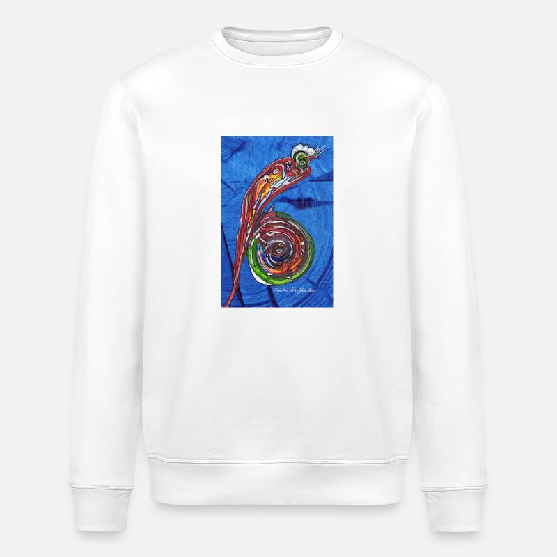 SPASStasie - Stanley/Stella Unisex Bio-Sweatshirt ROLLER - Weiß