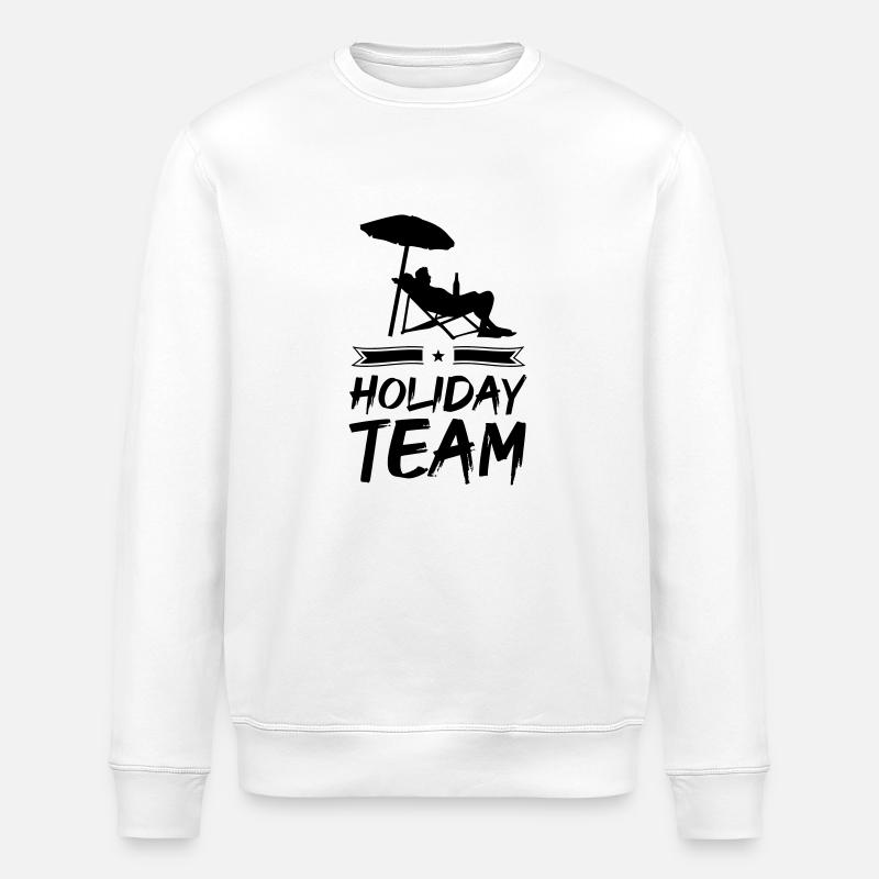 Équipe des Fêtes - Sweat bio ROLLER Stanley/Stella Unisexe - blanc