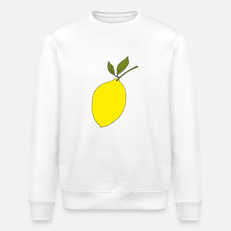 zitrone - Stanley/Stella Unisex Bio-Sweatshirt ROLLER - Weiß