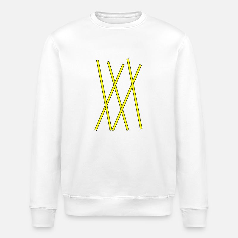 Bande - Sweat bio ROLLER Stanley/Stella Unisexe - blanc