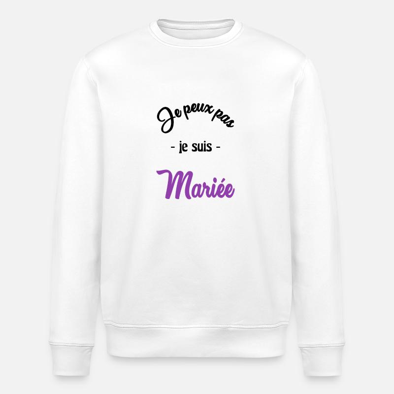 MARIEE - Sweat bio ROLLER Stanley/Stella Unisexe - blanc