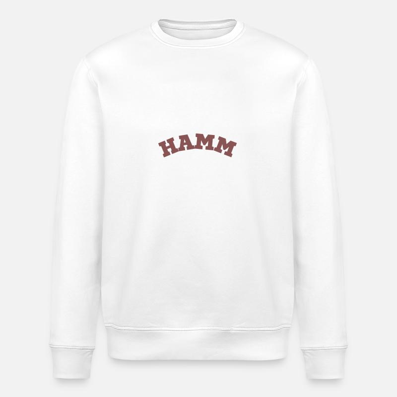 Hamm - Sweat bio ROLLER Stanley/Stella Unisexe - blanc