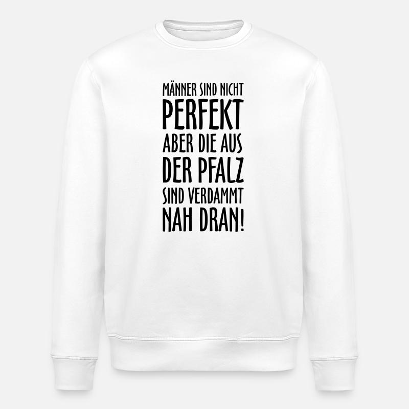 Pfälzer Männer aus der Pfalz - Stanley/Stella Unisex Bio-Sweatshirt ROLLER - Weiß