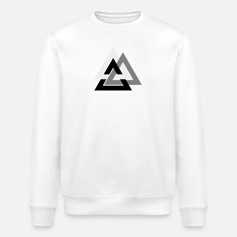 Valknut - Sweat bio ROLLER Stanley/Stella Unisexe - blanc
