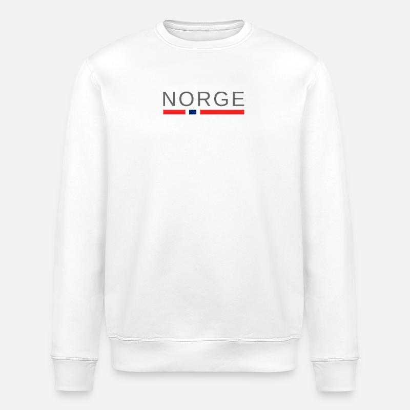 Norwegen - Stanley/Stella Unisex Bio-Sweatshirt ROLLER - Weiß