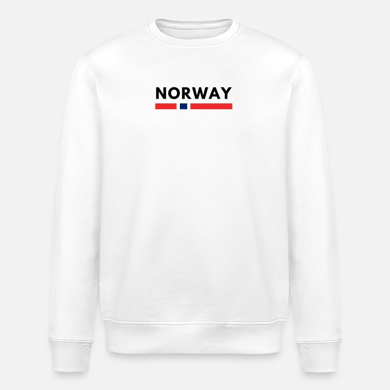 Norvège - Sweat bio ROLLER Stanley/Stella Unisexe - blanc