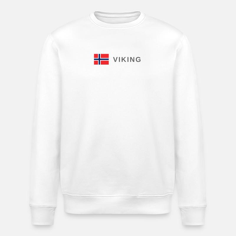 Wikinger - Stanley/Stella Unisex Bio-Sweatshirt ROLLER - Weiß