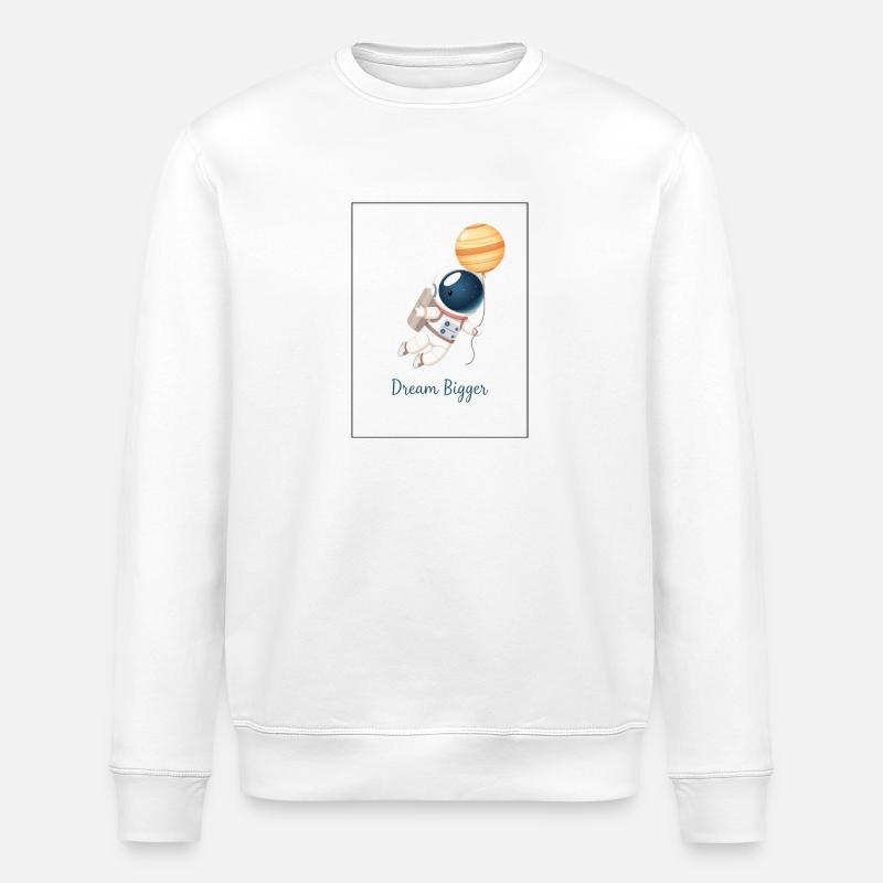 Conception d’astronaute – Rêvez plus grand ! - Sweat bio ROLLER Stanley/Stella Unisexe - blanc