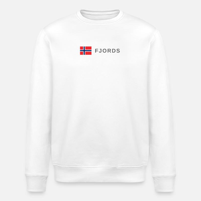 Fjords norvégiens - Sweat bio ROLLER Stanley/Stella Unisexe - blanc