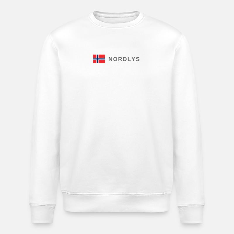 Nordlichter Norwegen - Stanley/Stella Unisex Bio-Sweatshirt ROLLER - Weiß
