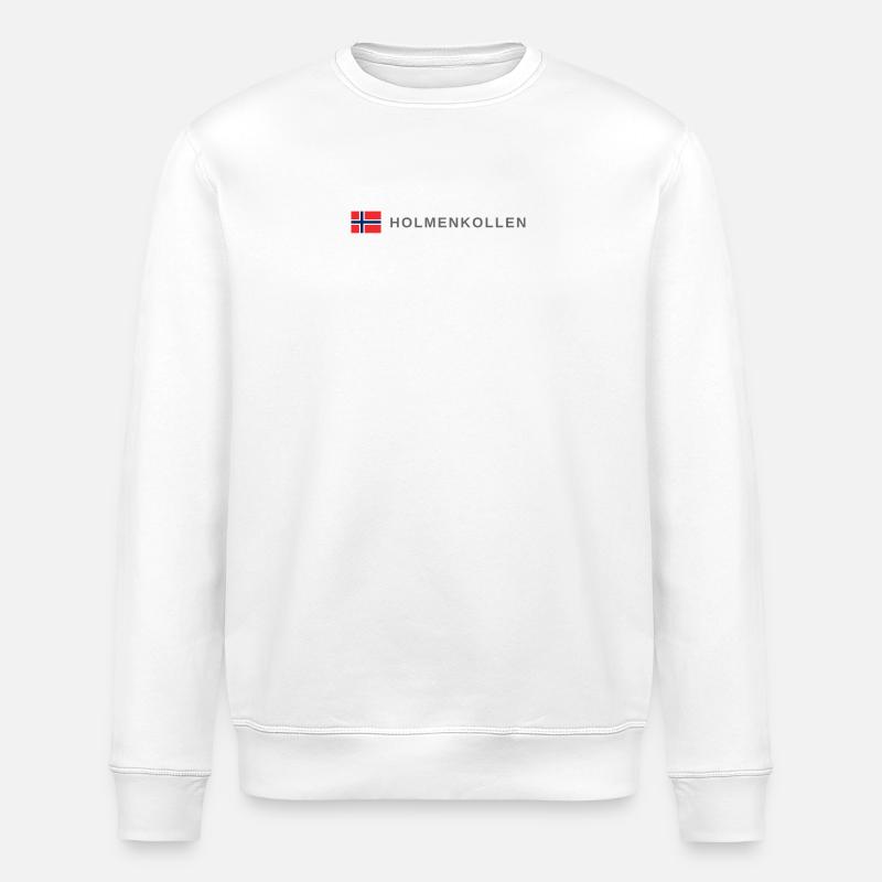 Holmenkollen Norwegen - Stanley/Stella Unisex Bio-Sweatshirt ROLLER - Weiß