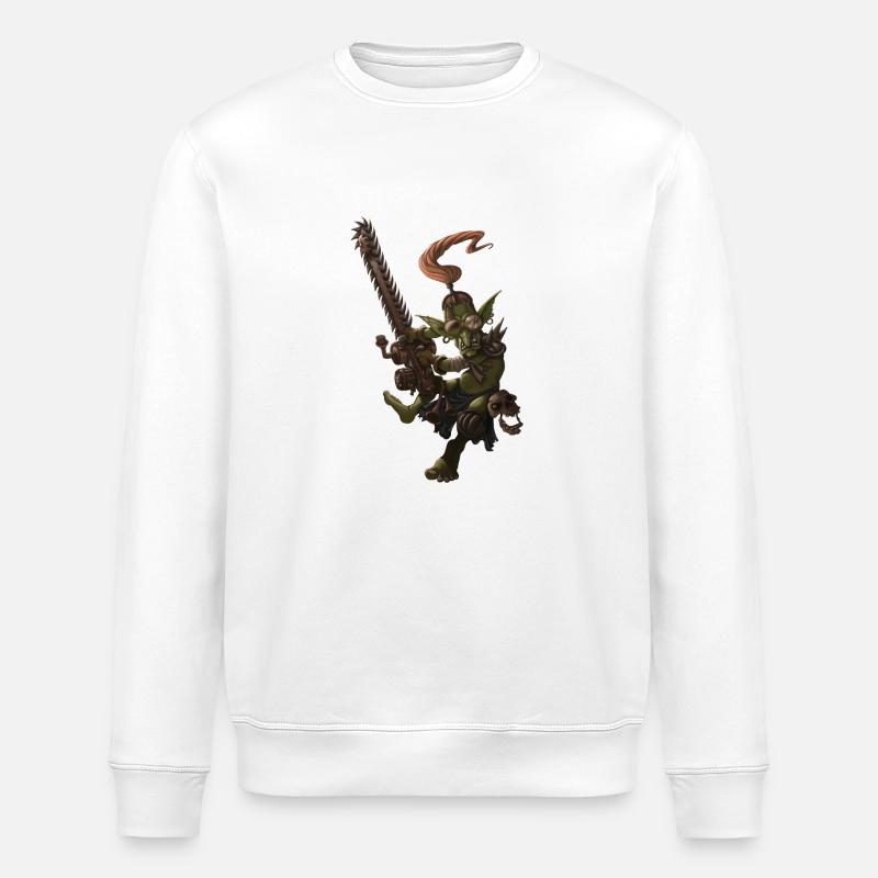 gobelin tronçonneuse - Sweat bio ROLLER Stanley/Stella Unisexe - blanc