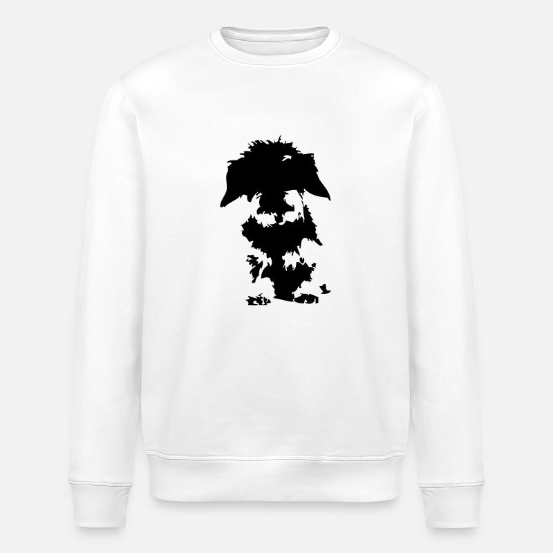 Rauhaardackel - Stanley/Stella Unisex Bio-Sweatshirt ROLLER - Weiß