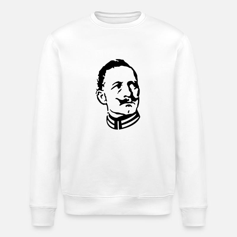 Wilhelm II. - Stanley/Stella Unisex Bio-Sweatshirt ROLLER - Weiß