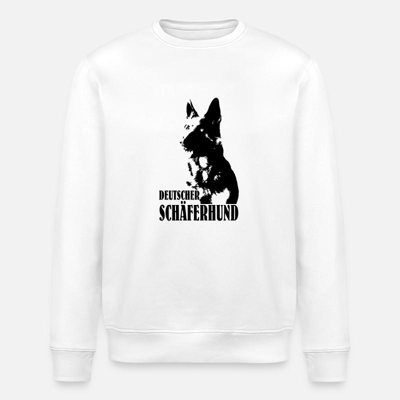 Deutscher Schäferhund - Stanley/Stella Unisex Bio-Sweatshirt ROLLER - Weiß