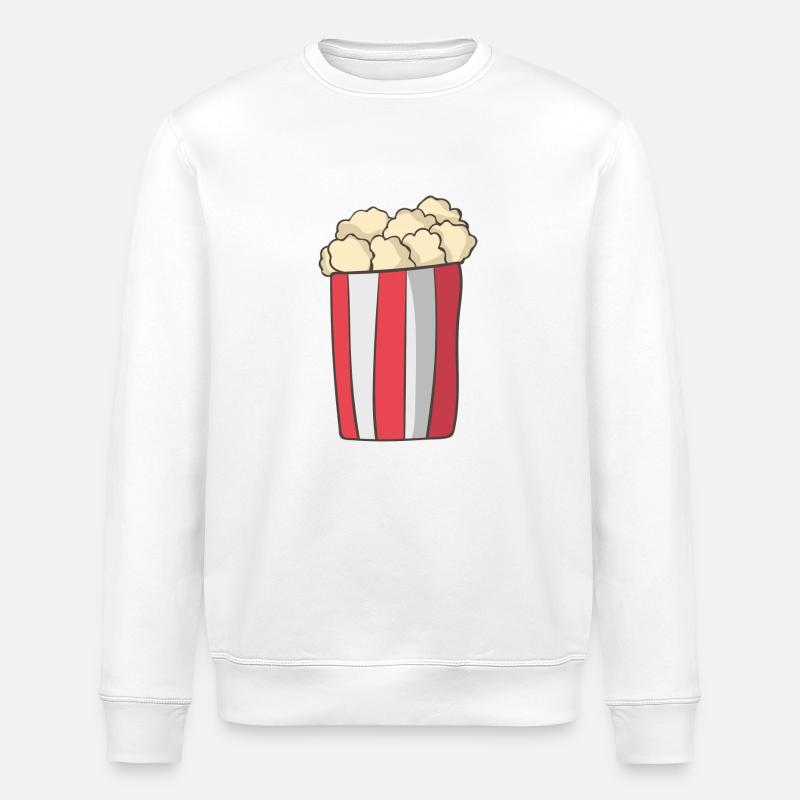 pop-corn - Sweat bio ROLLER Stanley/Stella Unisexe - blanc