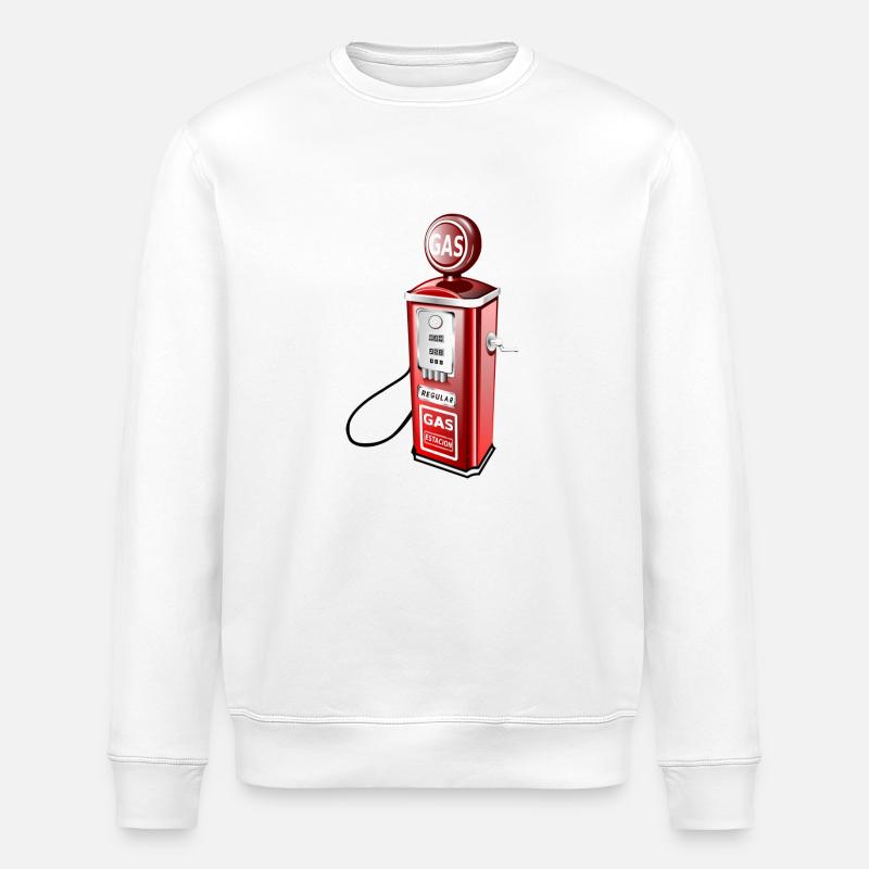 Zapfsäule - Stanley/Stella Unisex Bio-Sweatshirt ROLLER - Weiß