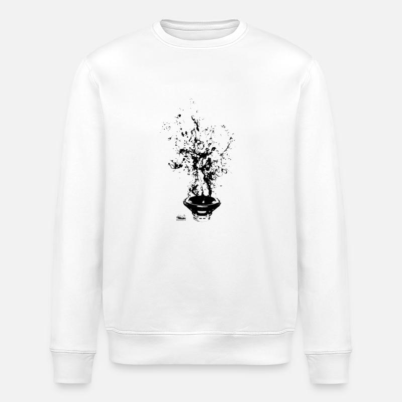 Splashboxen - Stanley/Stella Unisex Bio-Sweatshirt ROLLER - Weiß