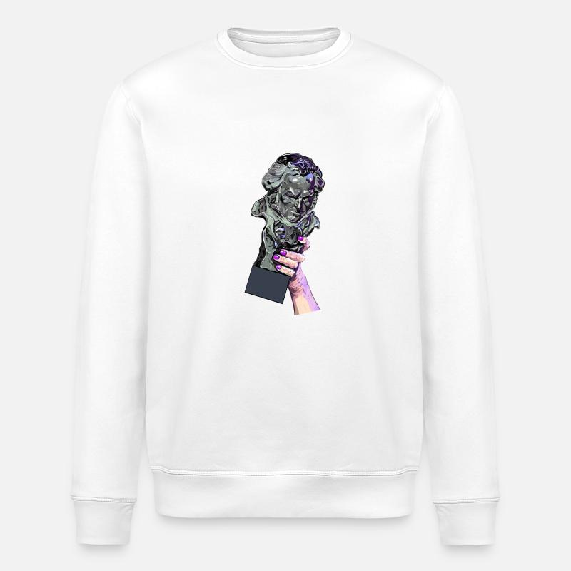 Goya-Schauspielerin - Stanley/Stella Unisex Bio-Sweatshirt ROLLER - Weiß
