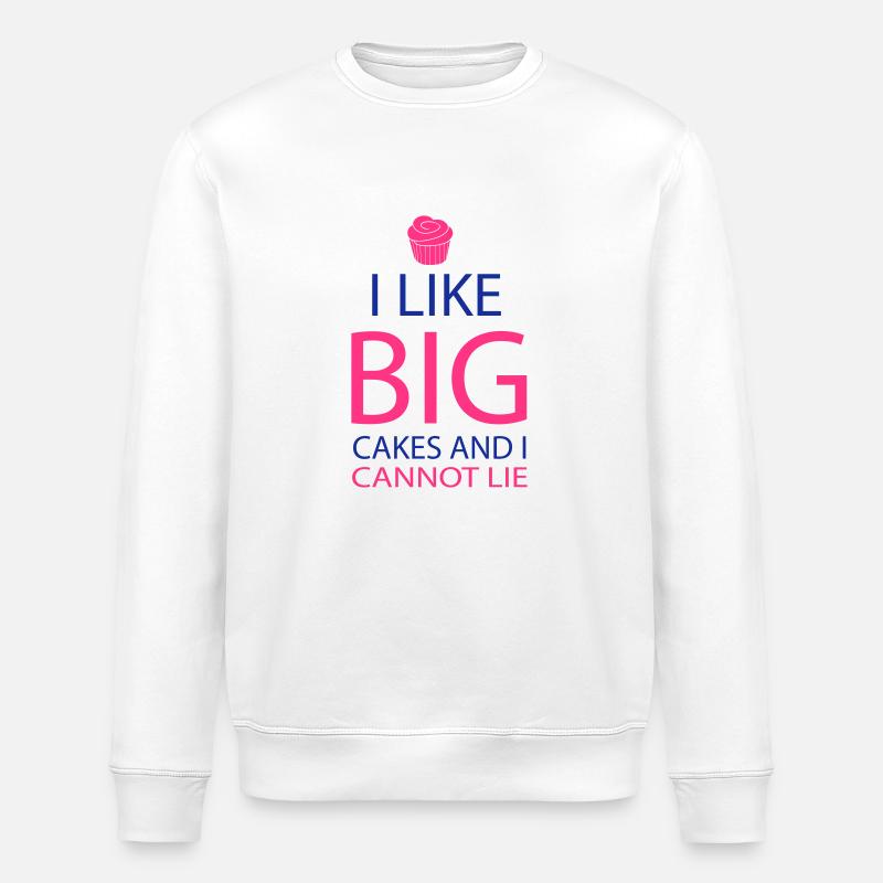 Big Cakes - Stanley/Stella ROLLER Unisex Organic Sweatshirt - white