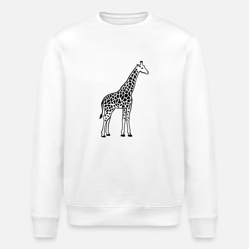 Girafe - Sweat bio ROLLER Stanley/Stella Unisexe - blanc