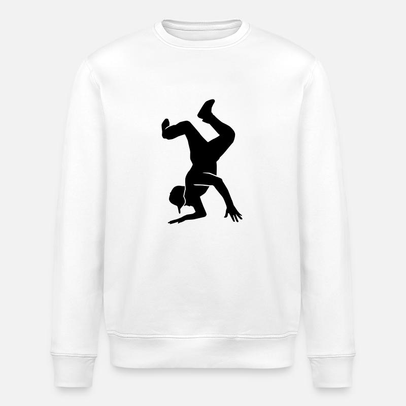 Breakdance - Sweat bio ROLLER Stanley/Stella Unisexe - blanc