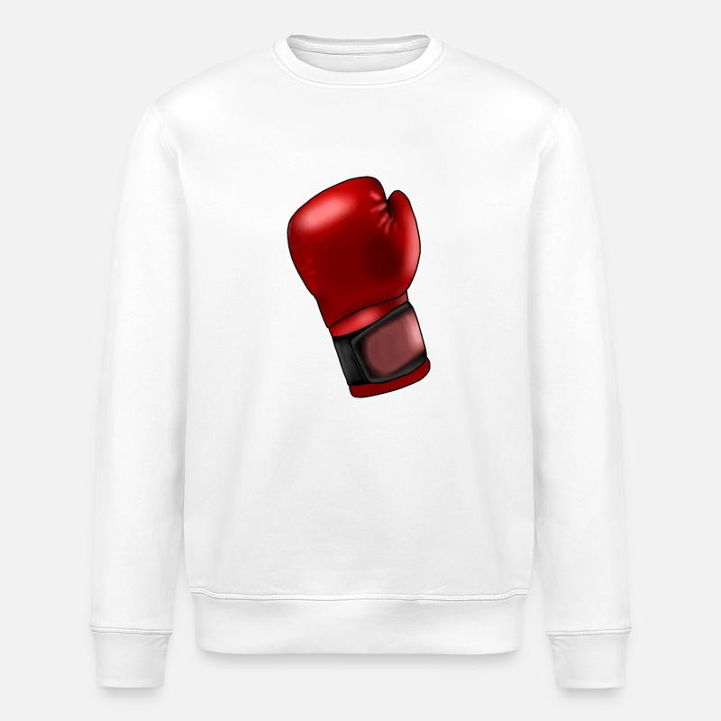 Boxhandschuh - Stanley/Stella Unisex Bio-Sweatshirt ROLLER - Weiß