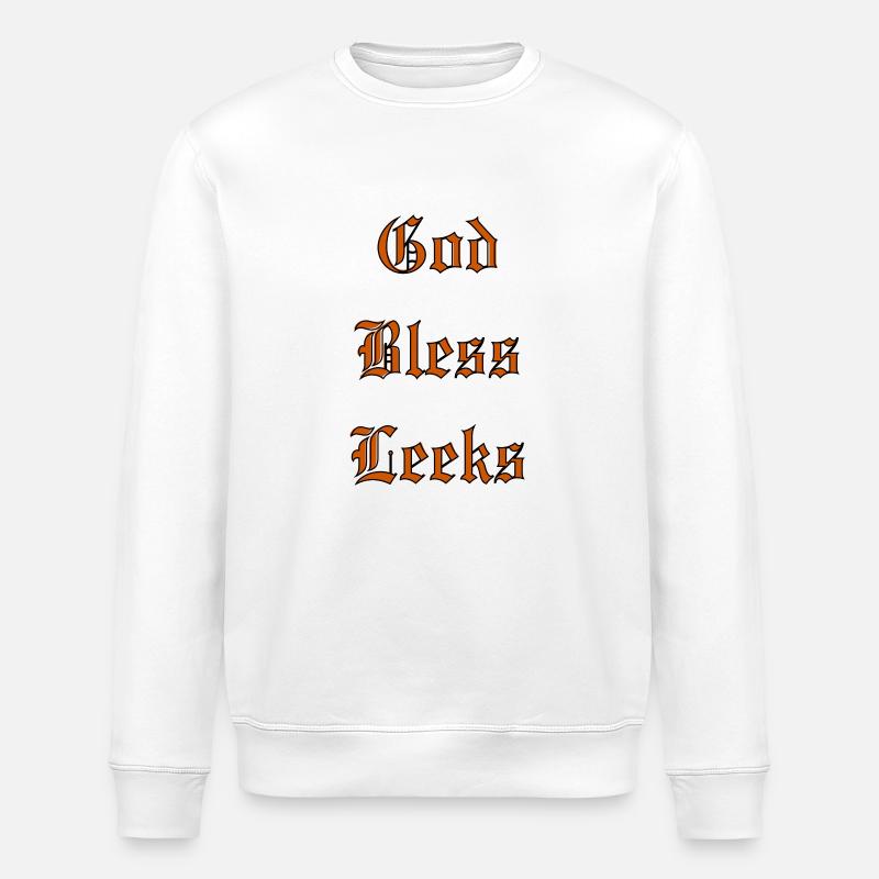 GodBlessLeeks - Sweat bio ROLLER Stanley/Stella Unisexe - blanc