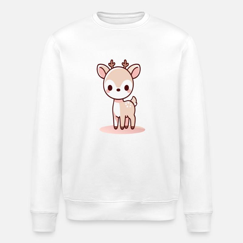 Reh - Stanley/Stella Unisex Bio-Sweatshirt ROLLER - Weiß