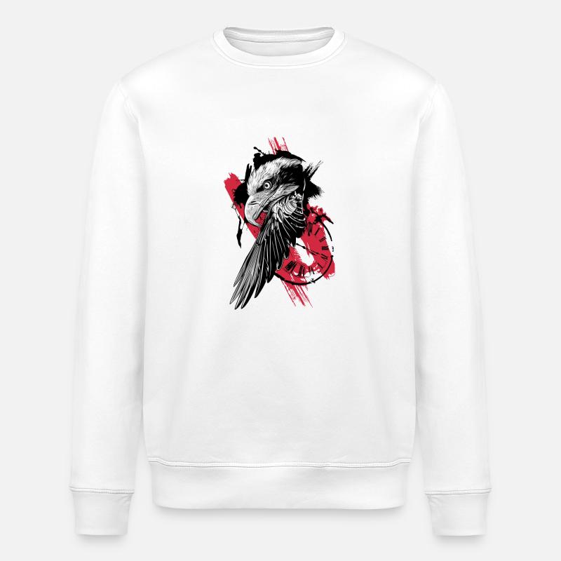Trash Polka // Illustration - Stanley/Stella Unisex Bio-Sweatshirt ROLLER - Weiß