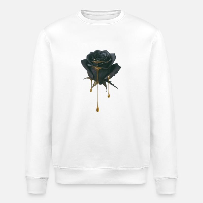 Black Rose Honey - Stanley/Stella Unisex Bio-Sweatshirt ROLLER - Weiß