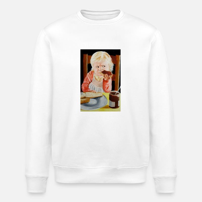 Grumpy kid - Stanley/Stella Unisex Bio-Sweatshirt ROLLER - Weiß