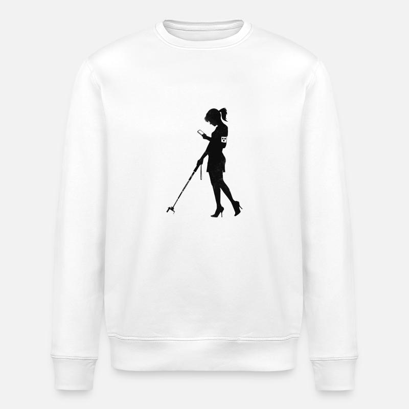 Smombie - Stanley/Stella Unisex Bio-Sweatshirt ROLLER - Weiß