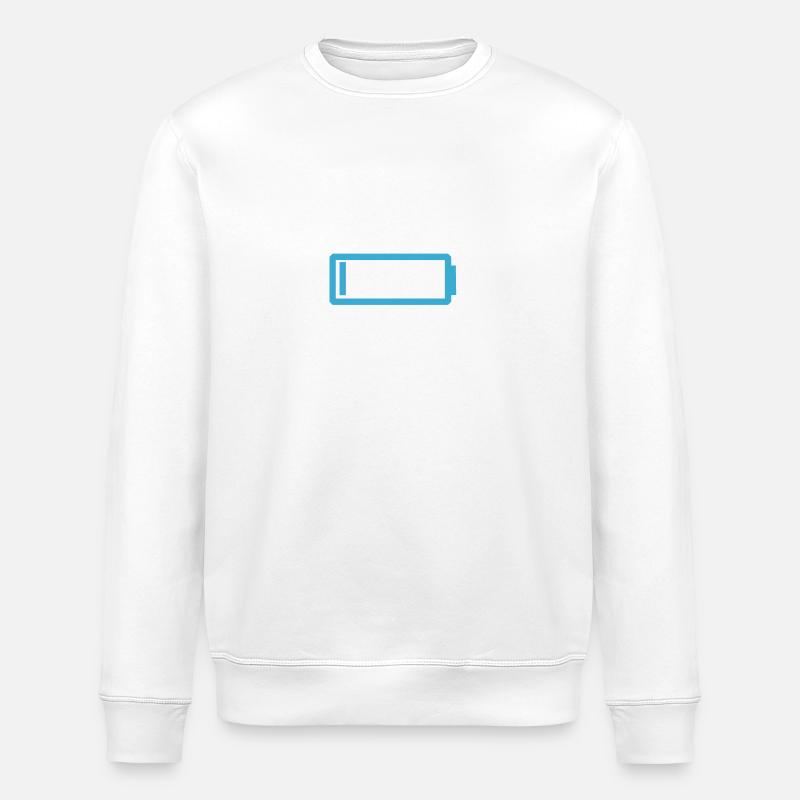 new year loading - Stanley/Stella ROLLER Unisex Organic Sweatshirt - white