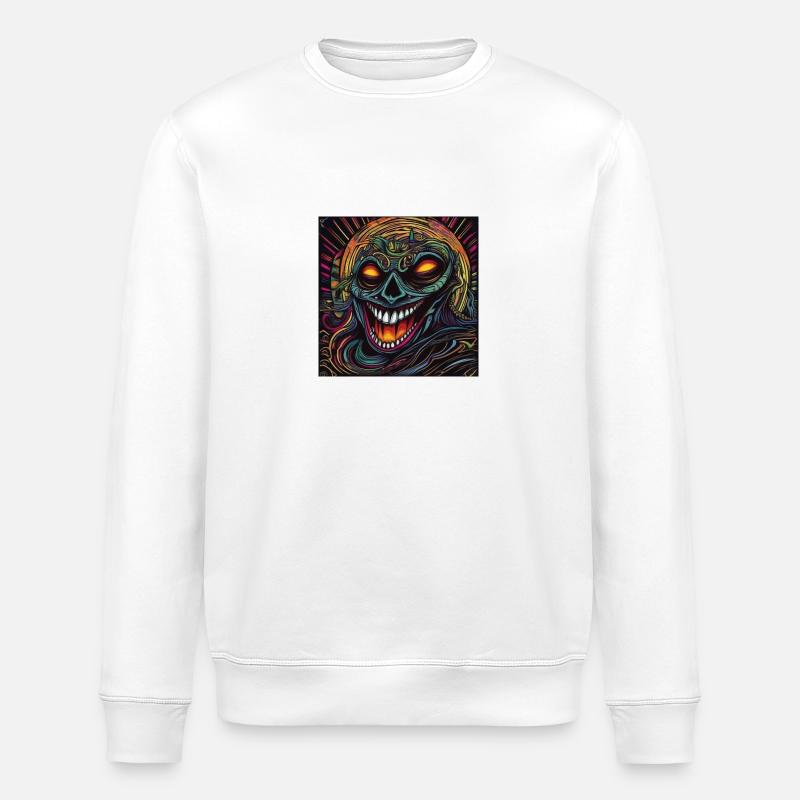 abstraction - Stanley/Stella ROLLER Unisex Organic Sweatshirt - white