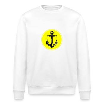 Anker Hafen Symbol - Stanley/Stella Unisex Bio-Sweatshirt ROLLER - Weiß - Vorne - Nik (191cm)
