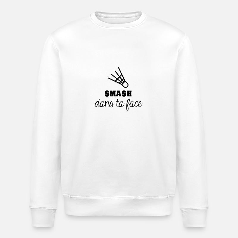 Smash dans ta face - Sweat bio ROLLER Stanley/Stella Unisexe - blanc