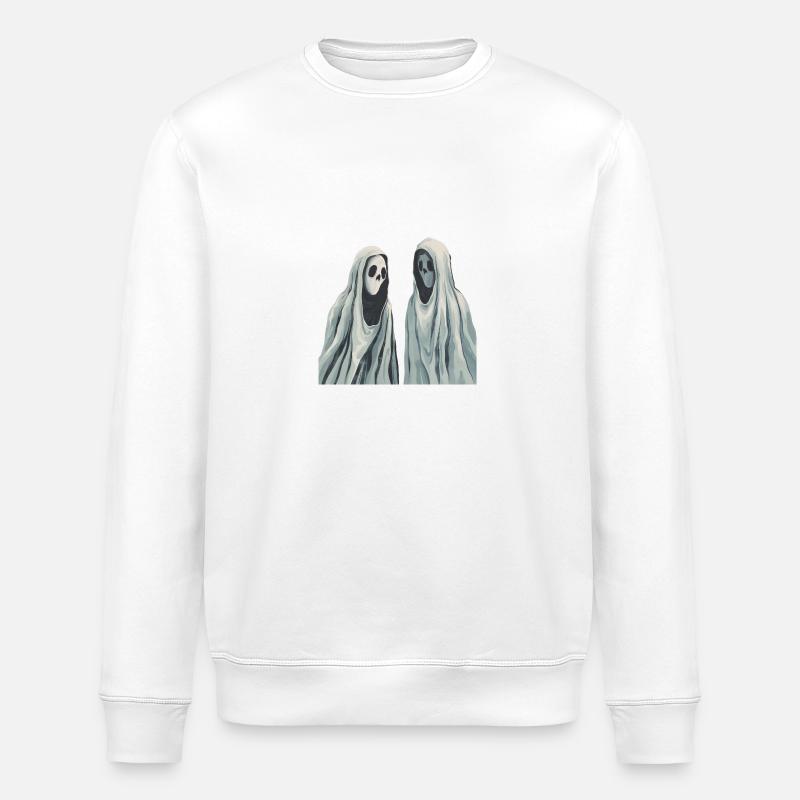 Silent Spectres - Stanley/Stella ROLLER Unisex Organic Sweatshirt - white
