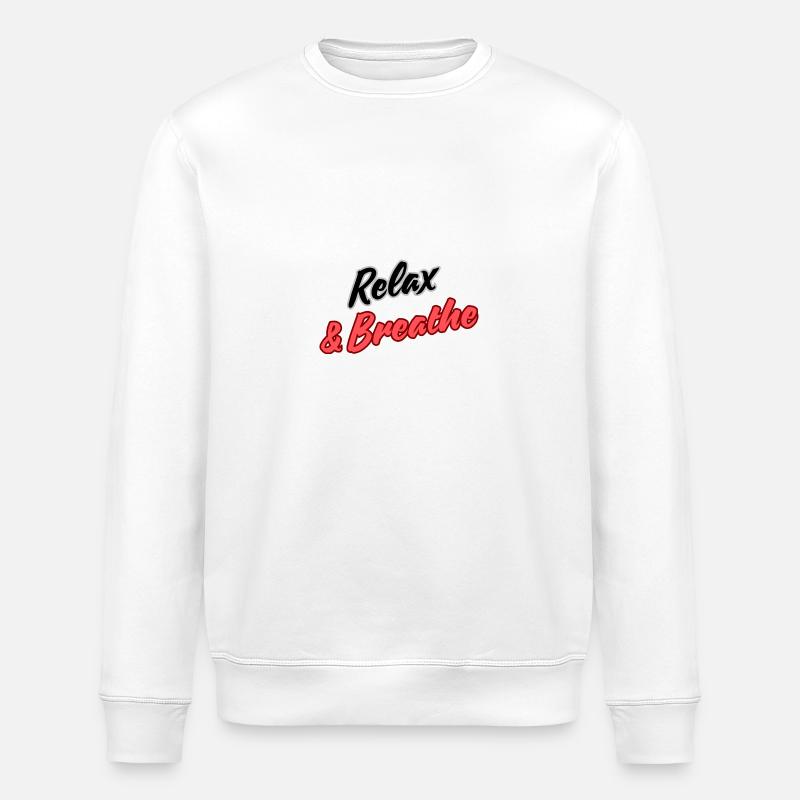 Entspannen & Atmen - Stanley/Stella Unisex Bio-Sweatshirt ROLLER - Weiß