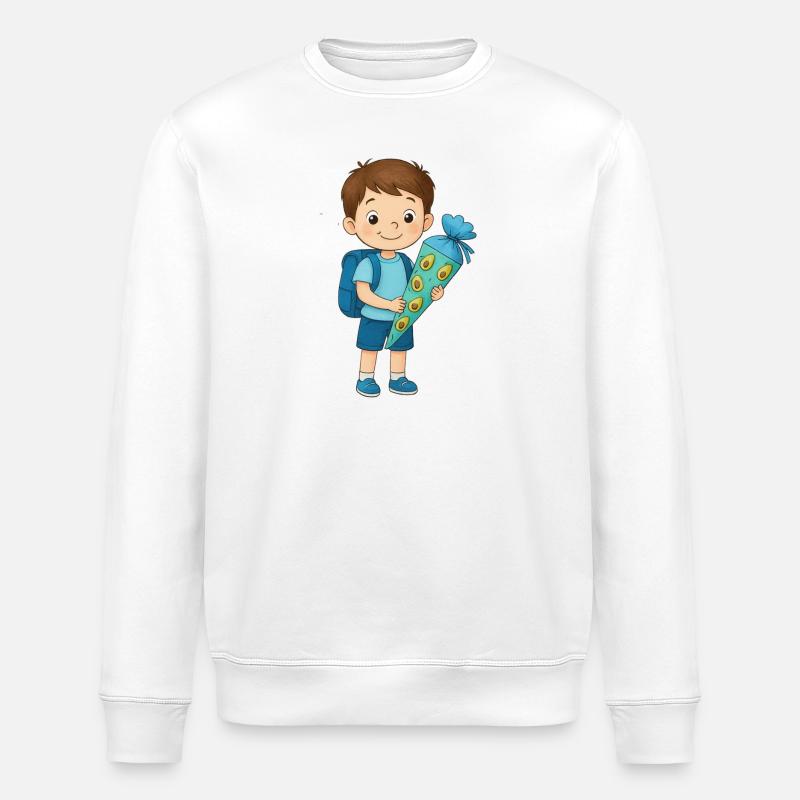 Pupilles avec cône d’école d’avocat - Sweat bio ROLLER Stanley/Stella Unisexe - blanc