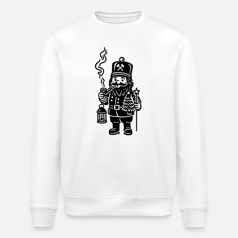 Fumoir mineur - Sweat bio ROLLER Stanley/Stella Unisexe - blanc